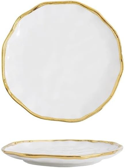 Ceramic Dinnerware Sets Bowl Plates Noodle Bowl Steak Plate Household Ceramic Tableware Combination(25cm plate)