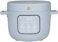 14-Cup Rice &amp Grain Cooker Touch-Activated Display 8 Presets Ceramic Nonstick Coating Steamer &amp Egg Tray Automatic Keep Warm Programmable 24 Hours (Blue)