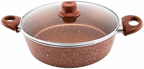 Cooking Pot Frying Pan7 Piece Copper Granite Cookware Pan Set Cookware Set Granite Copper Color Cookware Set