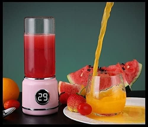 Personal Blender for Shakes Smoothies Food Prep and Frozen Blending with 150-Watt Base and Cups with Spout Lids(Pink)
