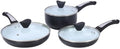 Aluminum Alloy Three Piece Cookware Set Non Stick Saucepan Frying Pan Gift