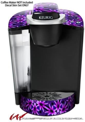 Decal Style Vinyl Skin compatible with Keurig K40 Elite Coffee Makers Daisy Pink (COFFEE MAKER NOT INCLUDED)