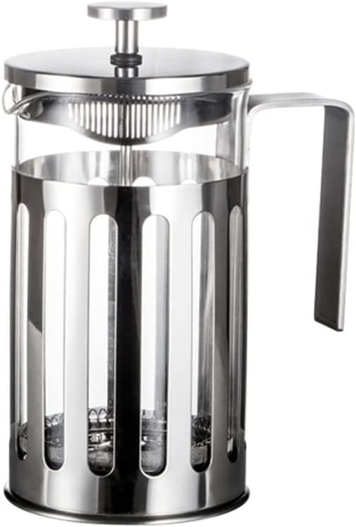 French Press Coffee Maker 304 Stainless Steel Coffee Press 4 Level Filtration System Heat Resistant Thickened Borosilicate Glass Easy Clean BPA Free