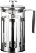 French Press Coffee Maker 304 Stainless Steel Coffee Press 4 Level Filtration System Heat Resistant Thickened Borosilicate Glass Easy Clean BPA Free