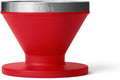 YETI Pour Over Coffee Maker Accessory Ramblers Designed for Perfect Coffee Extraction Anywhere Stainless Steel fits any V60 Filter Rescue Red