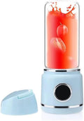 Personal Blender for Shakes Smoothies Food Prep and Frozen Blending with 150-Watt Base and Cups with Spout Lids(Blue)