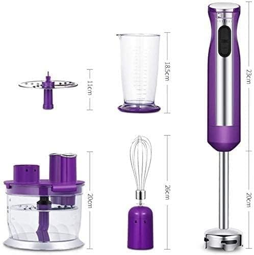 Cordless Variable Speed Hand Blender with Chopper and Whisk Attachment Matte