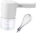 2 in 1 Electric Wireless Whisk Hand Blender Mixer USB Rechargeable with Cup (B (A As the picture shows)