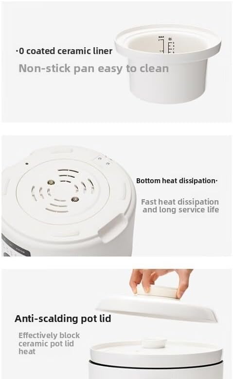 Intelligent Small Ceramic Liner Rice Cooker