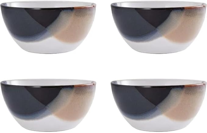 16-Piece Dinnerware Set Service for 4 Assorted Dishes and Plates Sets Family Dinner Party
