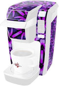 Decal Style Vinyl Skin compatible with Keurig K10 / K15 Mini Plus Coffee Makers Daisy Pink (COFFEE MAKER NOT INCLUDED)