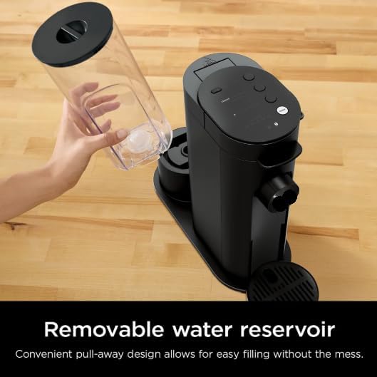 Niinja Single-Serve Pods or Grounds Hot and Iced Coffee Brewer with Rapid Cold Brew 4 Brew Styles Compact design and Storage Removable reservoir 56 oz Black PB045