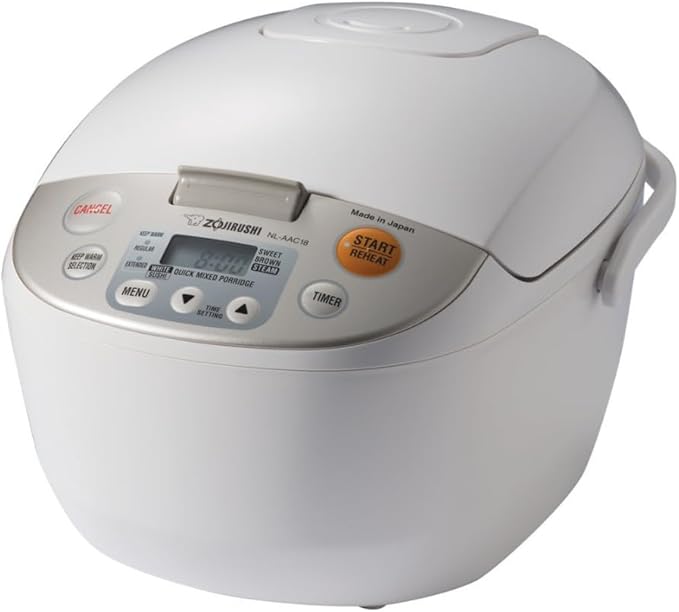 Zojirushi Micom Rice Cooker and Warmer (10-Cup/Beige) Bundle with Cookbook Kitchen Tongs (Stainless Steel Black) and 15-Inch Bamboo Spoon (4 Items)