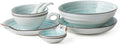 Elegant Dinnerware Set Dinner Plates Bowls Set Creativity Reactive Glaze Dinnerware Set Plates Dishes Bowls Plates and Bowls Set for Picnic Rv UseA