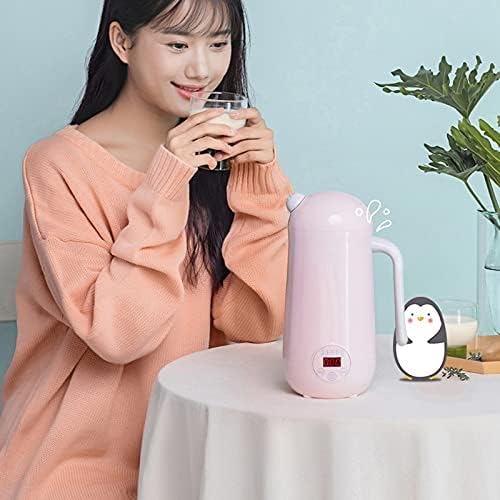 Mini Soymilk Machine Portable Soy Milk Rice Paste Maker Electric Juicer Blender Food Grinding Heating Processor(E)