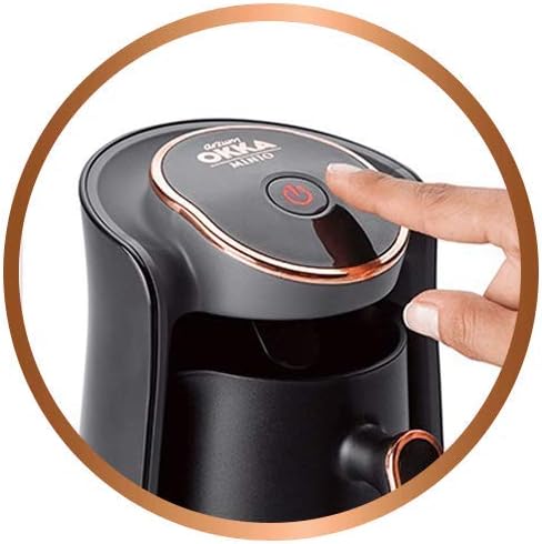 Turkish Greek Coffee Maker Preparing Ground Coffee Beans - Gergeous Hard Flavor -220 Volt Working - 6 Months Warranty