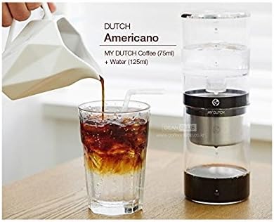 M550 My Dutch Cold Brew Iced Coffee Maker Hygienic Sealed Construction without Exposure to External Contaminants Whtie 18oz 3.7 x 12