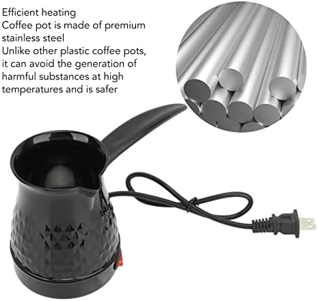 Dpofirs Electric Percolator Coffee Pot Coffee Maker with Keep Warm Insulated Coffee Carafe Pitcher with Removable Handle Easy Pour Spout