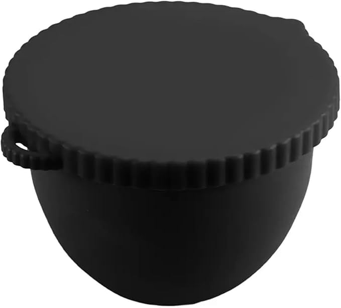 B50C Mixaid Silicone Liners With Lid Compatible For Kitchenaid Tilt-Head 5 Qt Mixers - Mixer Attachments Accessories(Black)