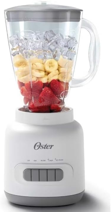 Oster Easy-to-Use Blender with 5 Speed Settings and 700-Watt Motor White