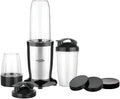 Compact Personal Blender for Smoothies &amp Shakes 2-in-1 Bullet Blender and Grinder with 11-Piece Set