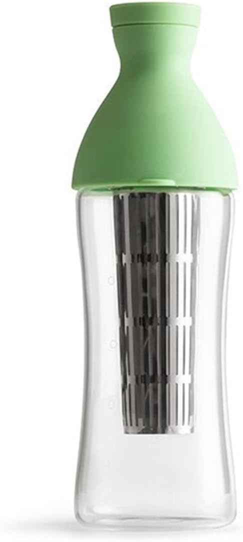 Coffee Carafe Cold Brew Pot 750ml Filter in Cold Brew Coffee Glass Coffee Maker Cold Extraction Mixing Ground Coffee with Cool Water Convenient(Green)