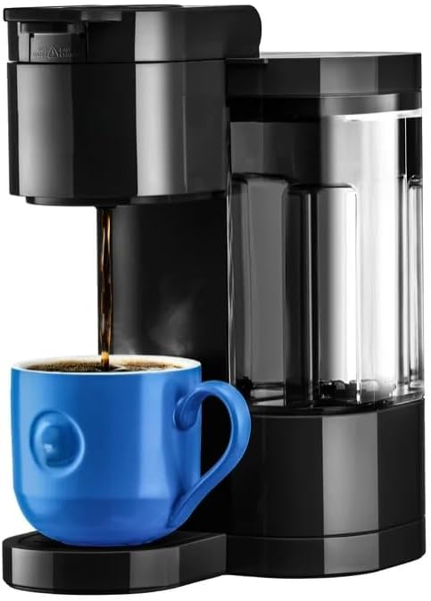 KeurigK K Express Essentials Single Serve K Cup Pod Coffee Maker 3 cup sizes (6 8 and 10oz) Fast Fresh Brew 30oz Removable Water Reservoir (Black)