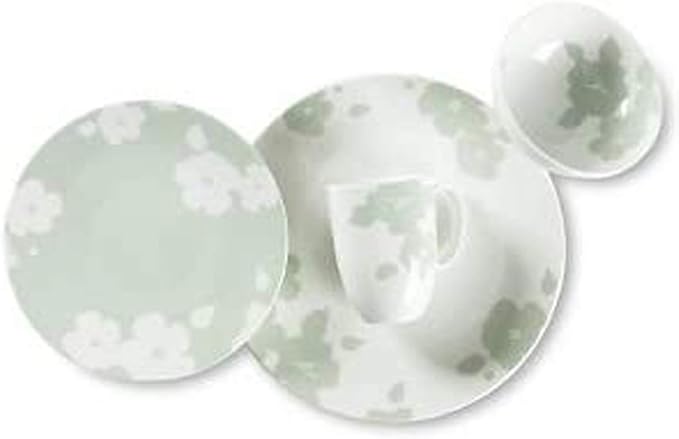 Lenox Floral Silhouette 4 Piece Place Setting Dinnerware Mint New in Box