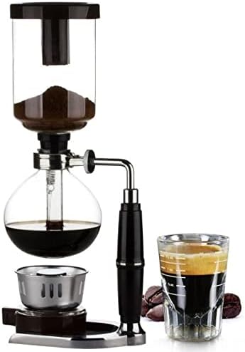 Syphon Coffee Maker Filter Coffee Machines Home Coffee Machine Glass JugBlack 20240312