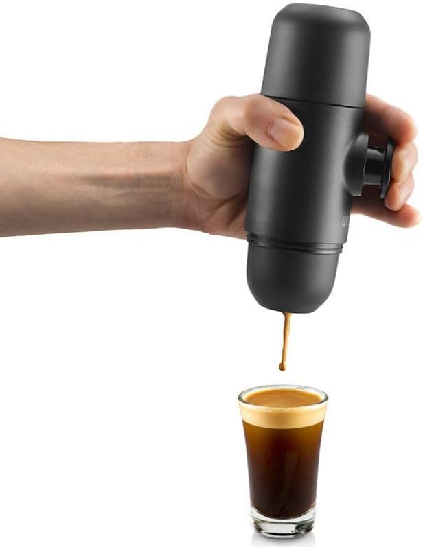 Portable Manual Mini Coffee MachinePortable Espresso MachineOriginal NS CapsulesTravel Coffee MakerManual Operated