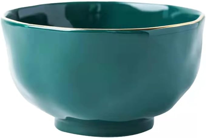 Ceramic Bowls (Set of 4) Nesting Bowls for Space-Saving Storage Great for Cooking Baking Prepping Microwave Safe Mixing Bowl Set