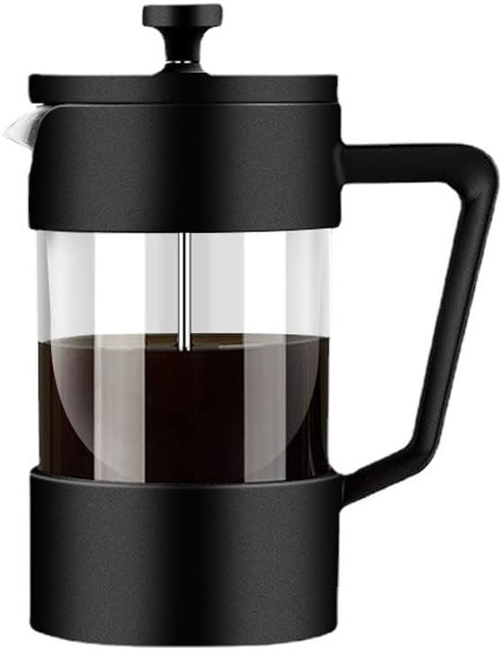 French Press Coffee Maker - Borosilicate Glass Coffee Press Single Cup French Press 1000ML Capacity