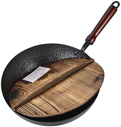 3 PC Household Iron Pot Cooking Soup Sturdy Uncoated Non-stick Cookware for Store Camping Kitchen Home