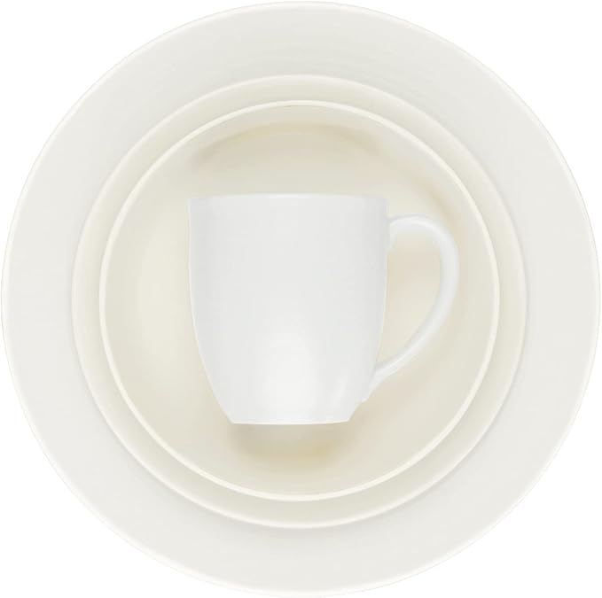 Noritake Colorwave White 4-Piece Rim Place Setting Service for 1