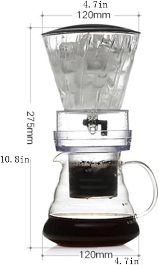 Smoothly Drip Iced Coffee Maker 20oz or 27oz with Adjustable Water Flow Iced Coffee Maker with Sharing Pot Coffee Pots
