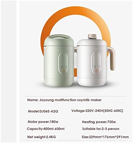 Soymilk Maker Household Mini Cooker Multi Functions Food Blender Convenient Hot Pot Food Mixer(Gray)