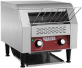 Commercial Conveyor Toaster Stainless Steel Countertop Toaster Toasts 300 Slices of Bread per Hour 10.5 Wide Conveyor Toasts 2 Slices of Bread At Once 120V 1750W