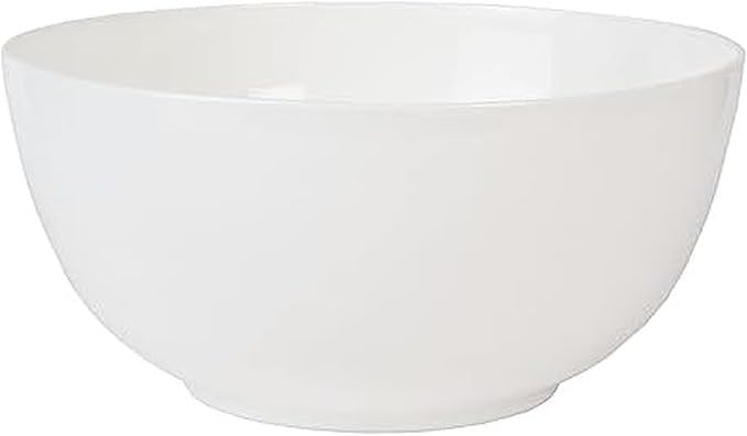 Everyday White by Fitz and Floyd Nevaeh Deep Serve Bowl 8.5 Inch