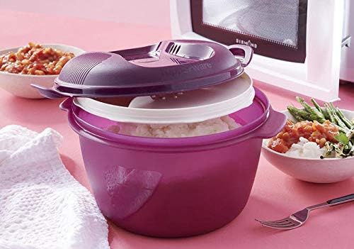 MICROWAVE Rice Maker Cooker Steamer Pink