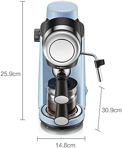 Coffee Maker Home Coffee Machine Italian Semi-automatic Pump Type Can Make Fancy Coffee Blue Coffee Machine
