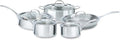 For Brand For Calphalon 10-Piece Cookware Pan Set. 3-Ply. Polished Stainless Steel