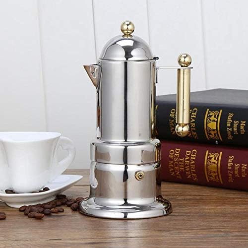 Coffee Machine 200Ml 4 Cups Stainless Steel Coffee Pot Moka Coffee Maker Teapot Filter Automatic Coffee Machine Espresso Machine