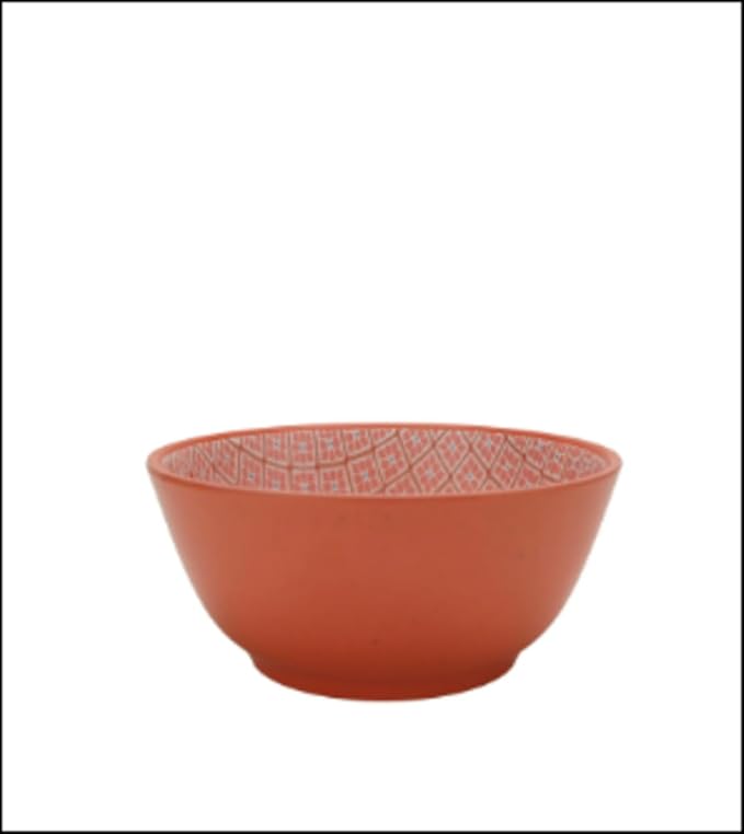 Bamboo Melamine Dinnerware Set 12-Piece – Orange &amp Green