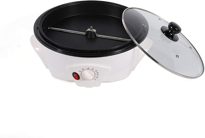 Household Coffee Roaster Machine Electric Coffee Bean Baker Roaster with Temperature Controllable Non-Stick Coffee Maker for Home Use Cafe Shop