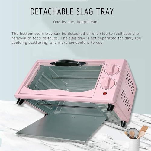 12L Mini Air Fryer Oven - Multi-Function Convection Toaster for Baking Roasting and Air Frying Compact Countertop Design Ideal for Small Kitchens and Quick Meals