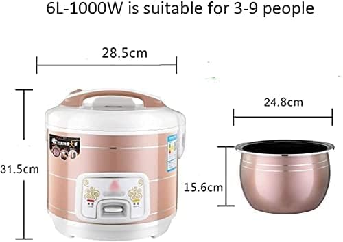 KRASS Rice Cooker (2-6L) Multifunctional Rice Cooker for Home Non-stick Inner Pot Intelligent Insulation Make Rice And Steam Healthy Food And Vegetables6lCollector88