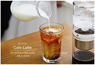 M350 My Dutch Cold Brew Iced Coffee Maker Hygienic Sealed Construction without Exposure to External Contaminants Whtie 12oz 3.3 x 9.4