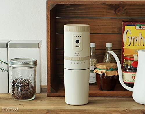 BRUNO Electric Coffee Maker with Mill (Khaki) BOE080-KH【Japan Domestic Genuine Products】【Ships from Japan】