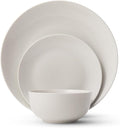 Jasmine Semi-Handmade Dinnerware Set White - 12 Piece