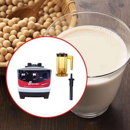 High-Speed Countertop Blender 20000RPM - Professional Smoothie Maker with Tamper for Bubble Tea Milk Foam and Shaker Cups - Perfect for Home and Kitchen Use